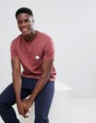 Esprit T-shirt In Dusty Pink With Pocket - Pink