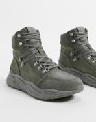 All Saints Brant Hiker Sneakers In Gray-grey