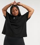 Asos 4505 Curve Icon Oversized Cotton T-shirt-black