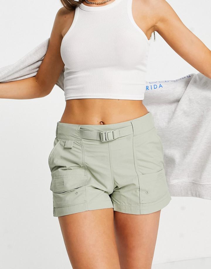 Columbia Summerdry Cargo Shorts In Khaki-green