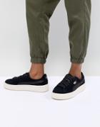 Puma Suede Platform Sneaker - Black