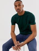 River Island Muscle Fit T-shirt In Green - Green