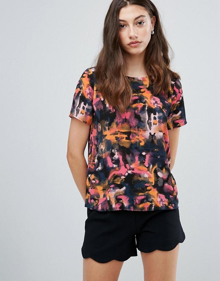 Pieces Sade Printed T-shirt - Pink