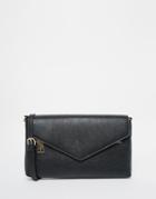 Oasis Envelope Clutch Bag - Black