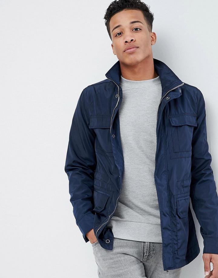 Jack & Jones Premium Nylon Field Jacket - Navy