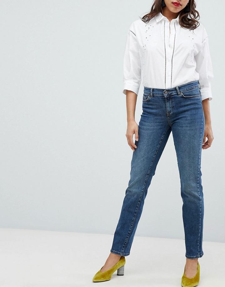 Vero Moda Straight Leg Jeans-blue