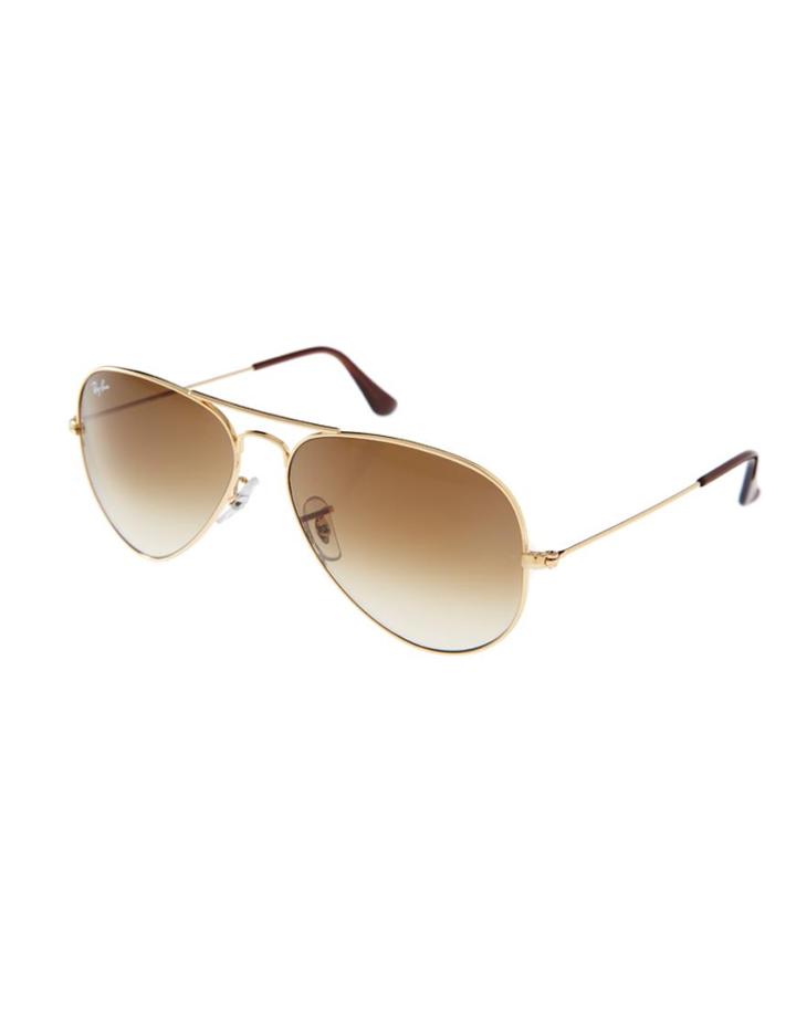 Ray-ban Gold Aviator Sunglasses