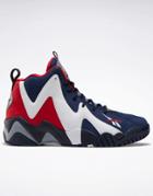 Reebok Classics Kamikaze Ii Hi Top Sneakers In Navy And Red
