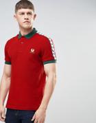 Fred Perry Portugal Polo Shirt In Red - Red