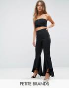 Missguided Petite Extreme Flare Pants - Black