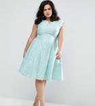 Coast Plus Kimberley Bardot Jacquard Dress - Green