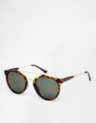 Jeepers Peepers Round Sunglasses In Tort - Brown