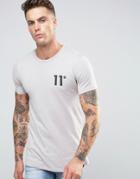 11 Degrees Logo T-shirt - Stone