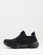 Brave Soul Chunky Sole Sneakers In Black