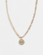 Wftw Crown Chain Pendant In Gold