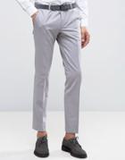Noose & Monkey Super Skinny Suit Pants - Gray