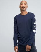 Serge De Nimes 4 Symbol Long Sleeve Top - Navy