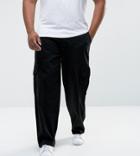 Duke King Size Cargo Pants In Black - Black