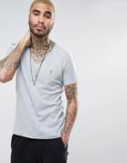 Allsaints T-shirt With Scoop Neck And Logo - Gray