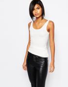 Vero Moda Jersey Vest - White