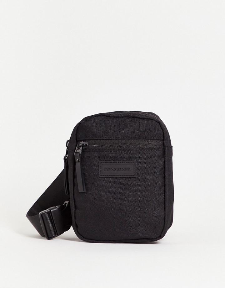 Consigned Crossbody Bag In Black