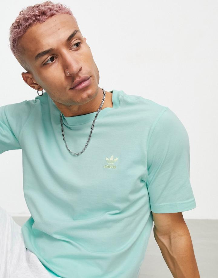 Adidas Originals Essentials Logo T-shirt In Mint Green