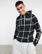 Wesc 90's Mike Windowpane Hoodie-black