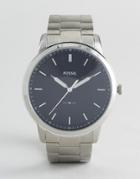Fossil Fs5307 Bracelet Watch In Silver 44mm - Silver