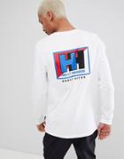Sweet Sktbs X Helly Hansen Long Sleeve T-shirt With Back Print In White - White