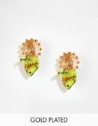 Les Nereides Butterfly Jewel Earrings - Multi