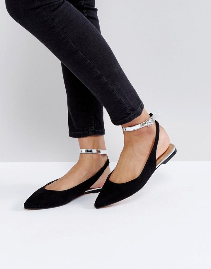 Asos Lola Ballet Flats - Black