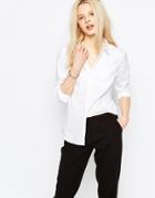 Jdy Lindsey Long Sleeve Shirt In White - Wh1