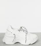 Raid Wide Fit Ibiza Chunky Sneakers In White