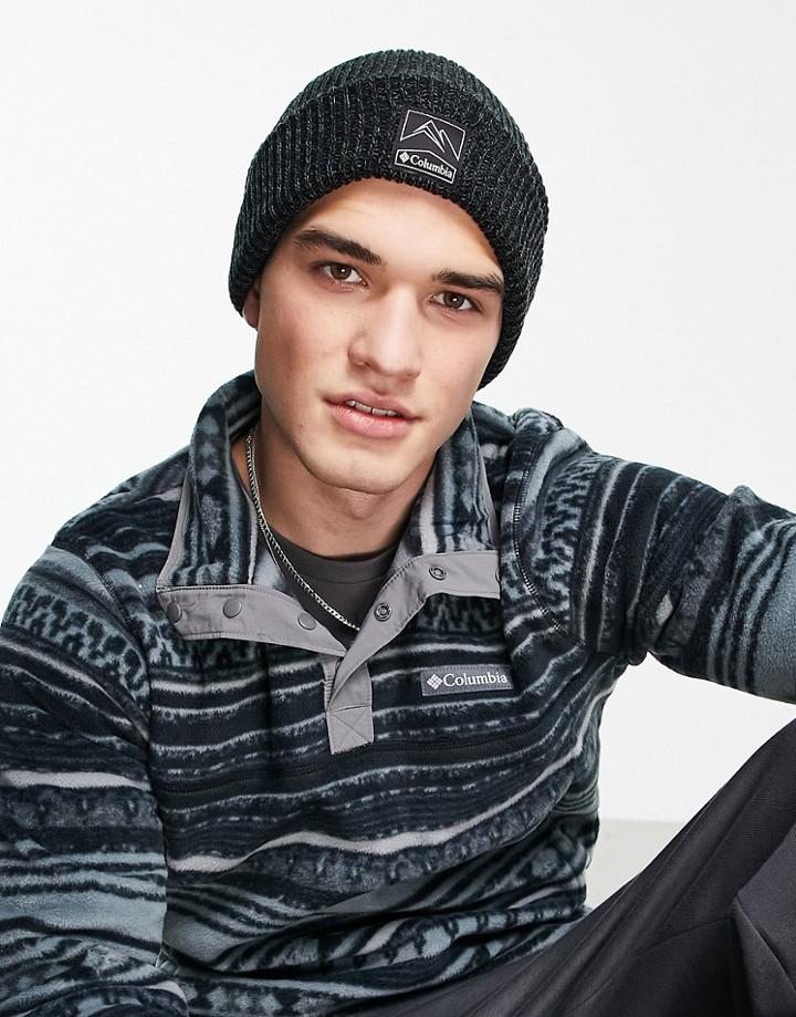 Columbia Whirlbird Beanie In Dark Gray-black