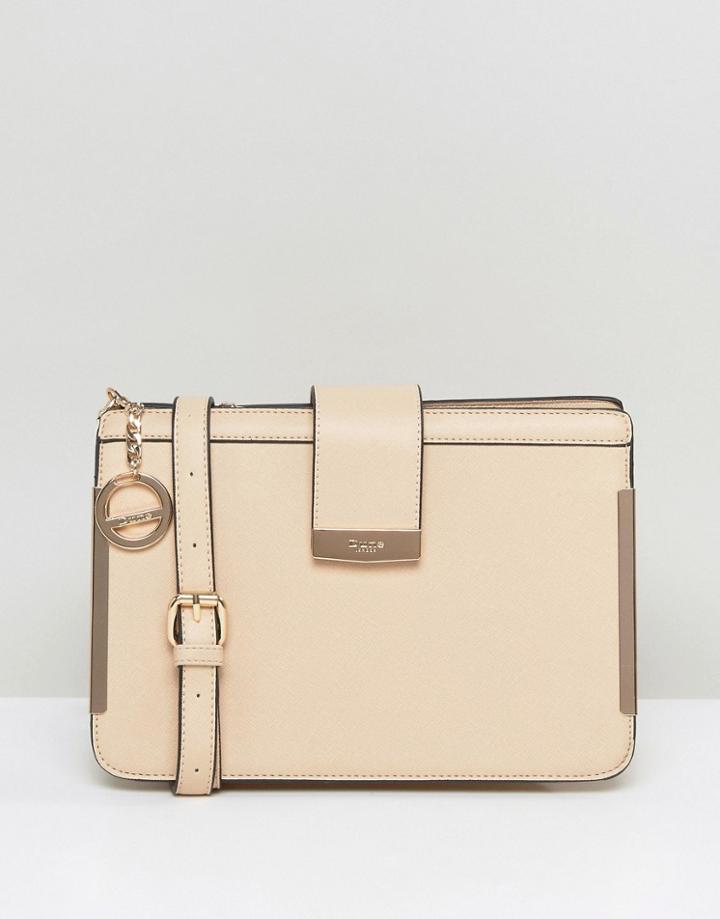 Dune Accodian Bag In Nude - Cream