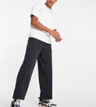 Collusion Tapered Pants In Pinstripe-navy