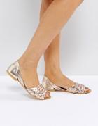 Asos Juna Leather Summer Shoes-multi