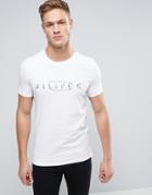 Sisley Crew Neck T-shirt With Embroidery - White