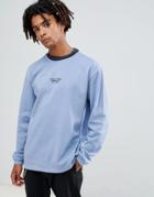 Volcom Noa Noise Sweatshirt With Embroidered Logo In Blue - Blue