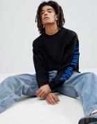 Asos Design Oversized Sweatshirt With Snoop Dogg Print - Black