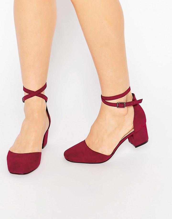 Asos Sighting Heels - Oxblood