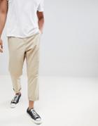 Jack & Jones Cropped Tapered Pants - Cream