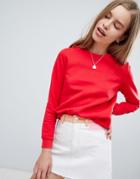 Brave Soul Duke Sweatshirt - Red