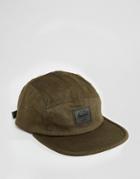 Herschel Supply Co Glendale Cap In Khaki Military Inspired Army Surplus - Green