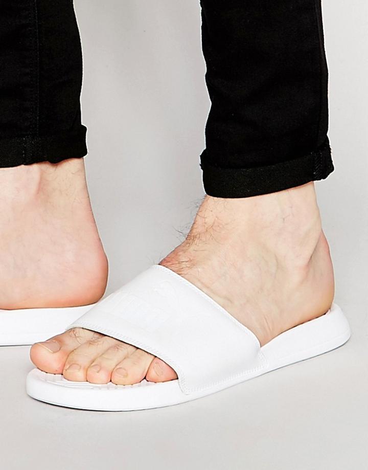 Puma Popcat Slider Flip Flops - White