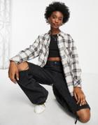 Stradivarius Shirt In Beige Plaid-neutral