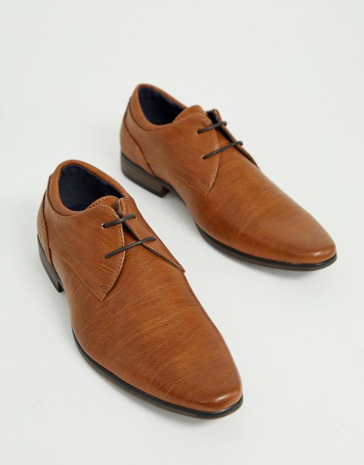 River Island Lace Up Shoes In Tan - Tan