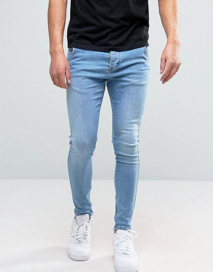 Siksilk Low Rise Jeans - Blue