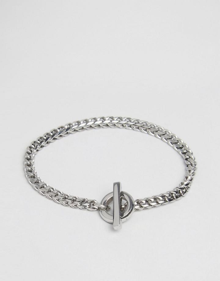 Vitaly Cirkel Chain Bracelet In Stainless Steel - Silver