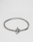Vitaly Cirkel Chain Bracelet In Stainless Steel - Silver